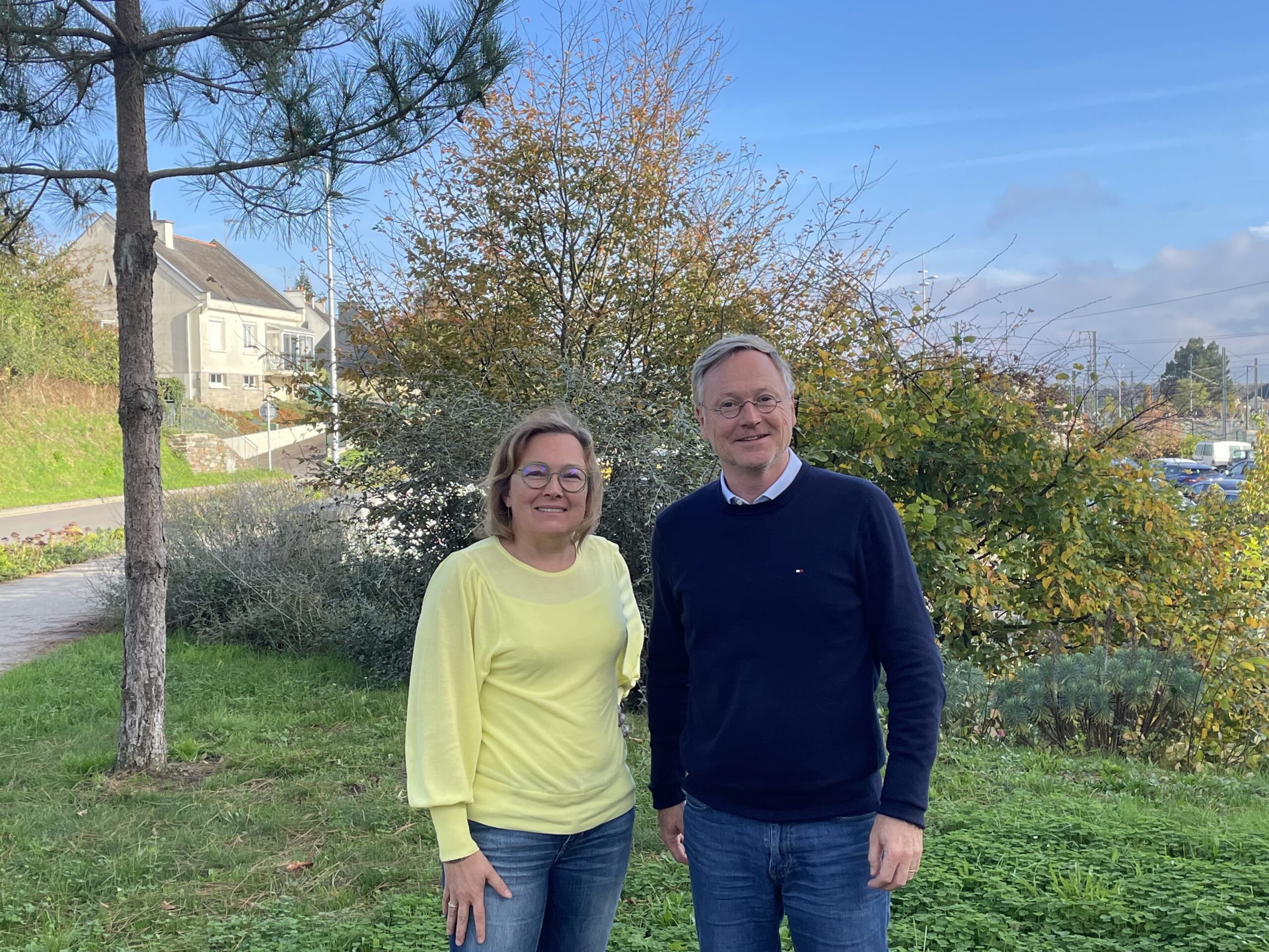 Président et directrice de l'association Geose à Redon et à Blain